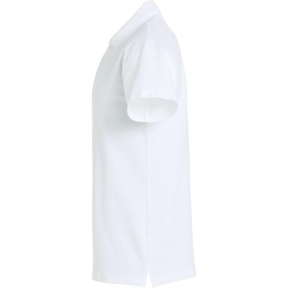 Maglietta Polo Uomo Clique Basic Bianco 3/4
