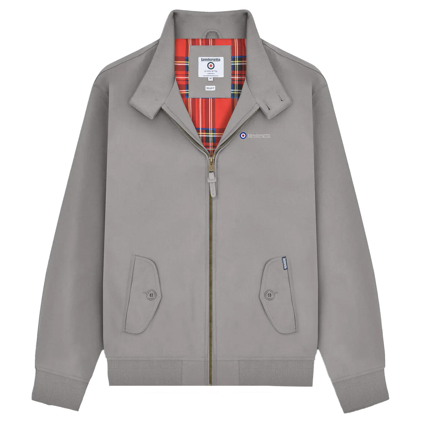 Harringtonjacke für Herren Dunkelgrau 2/3