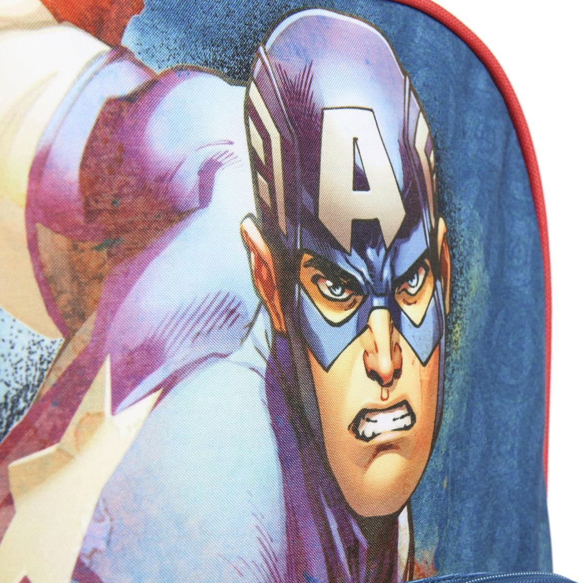 Captain America Rucksack für Schule und Freizeit Avengers 4/6