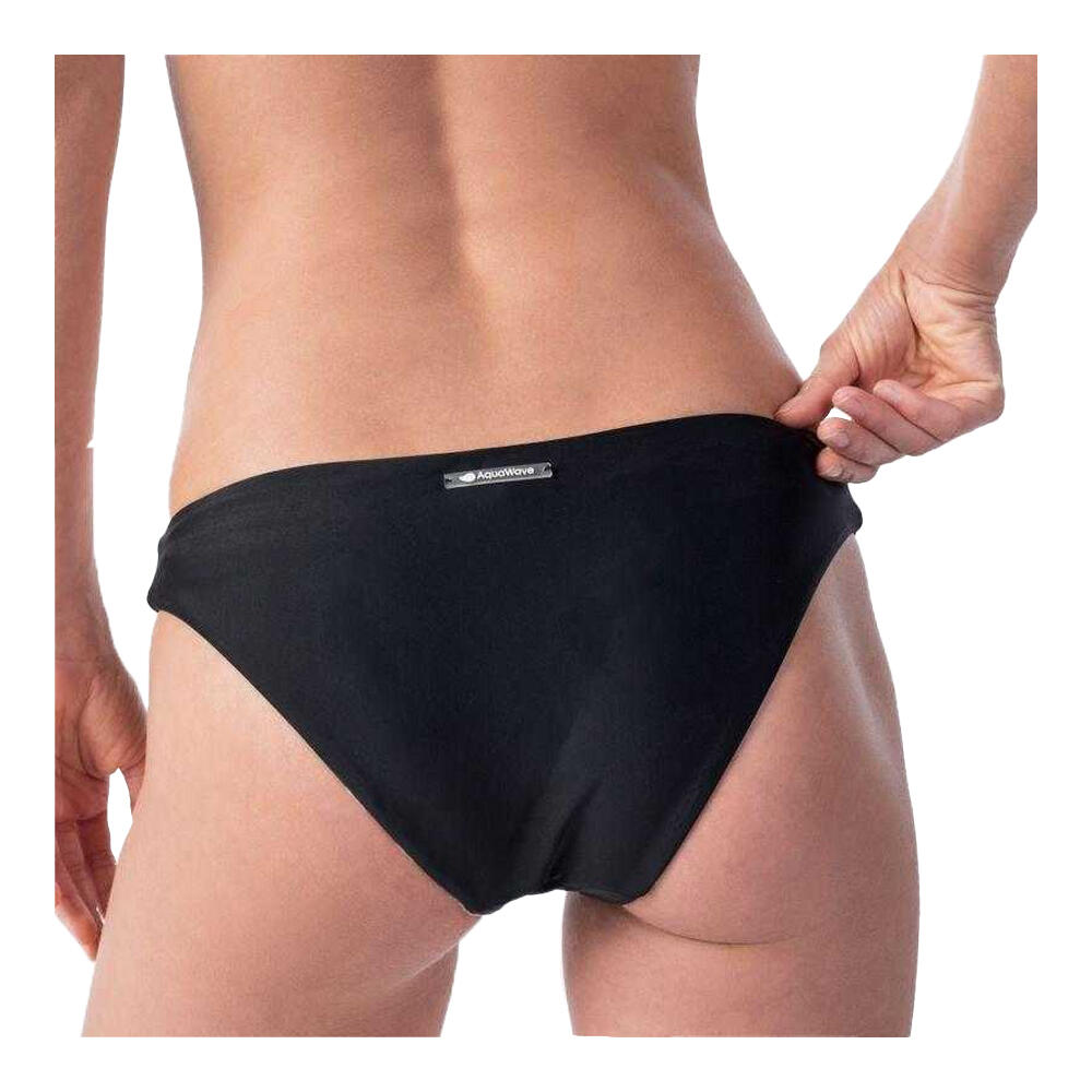 Bikini parte inferior Liso Norte Mulher (Preto) 4/4