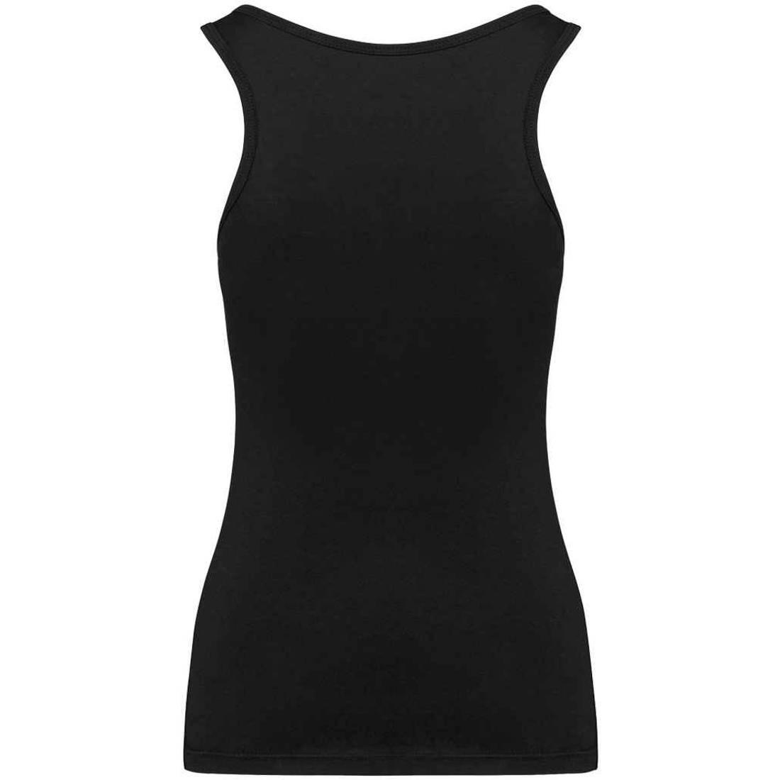 Ärmelloses Oberteil für Damen Schwarz 2/3