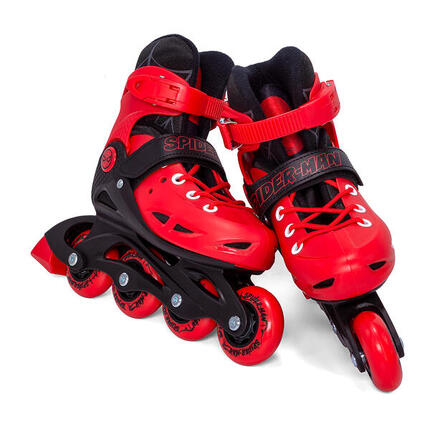 PATINES EN LINEA DE BOTA RIGIDA NIÑOS SPIDERMAN T-30-33