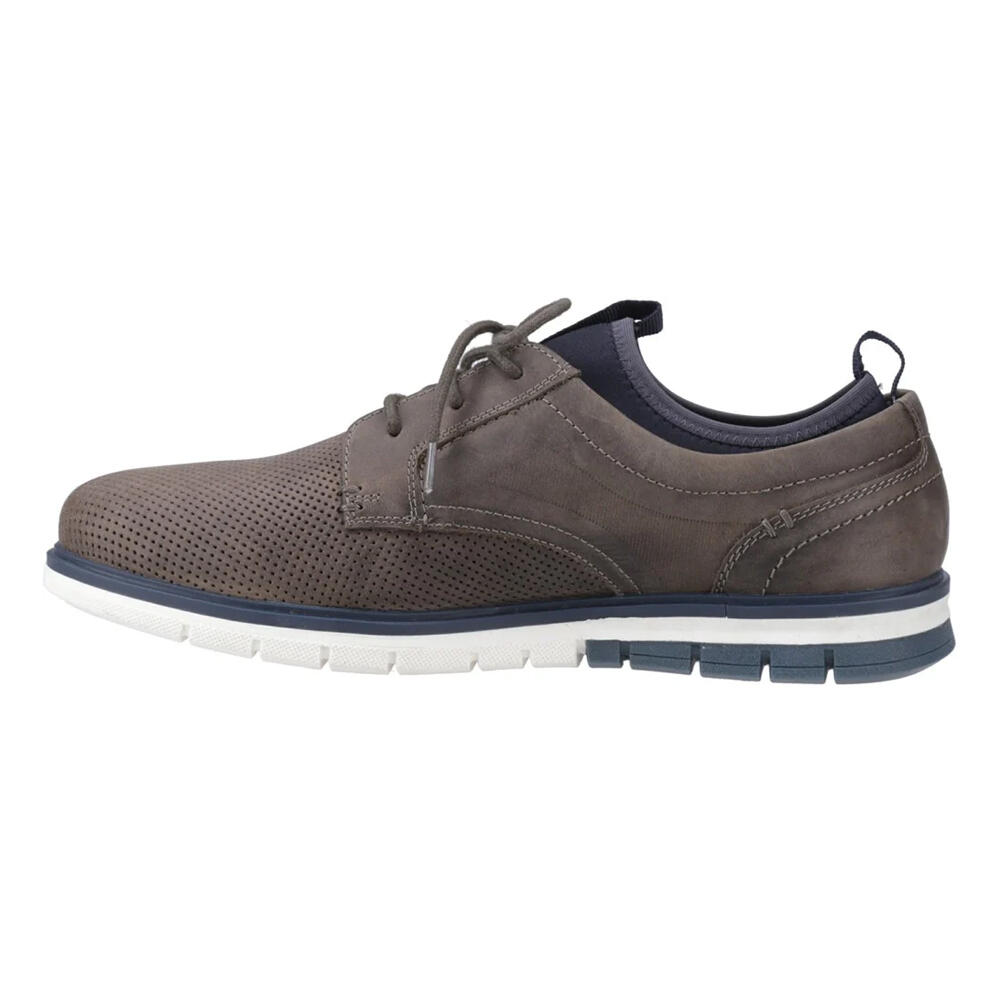 Sneaker "Murphy", Italienisches Leder Herren Grau 3/6