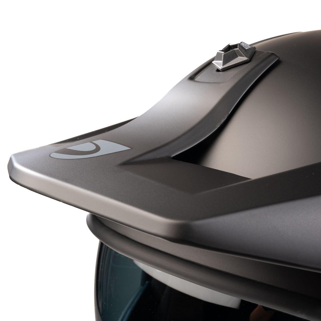 MOTOBLOUZ Casque JET HADES Black pour Scooter Vélo Trottinette 6/7