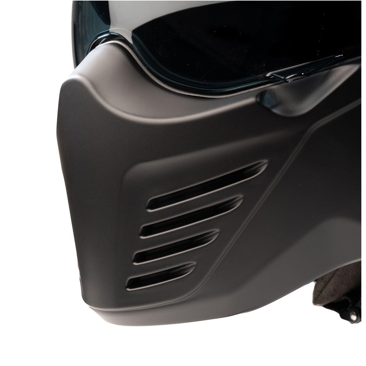 MOTOBLOUZ Casque JET HADES Black pour Scooter Vélo Trottinette 5/7