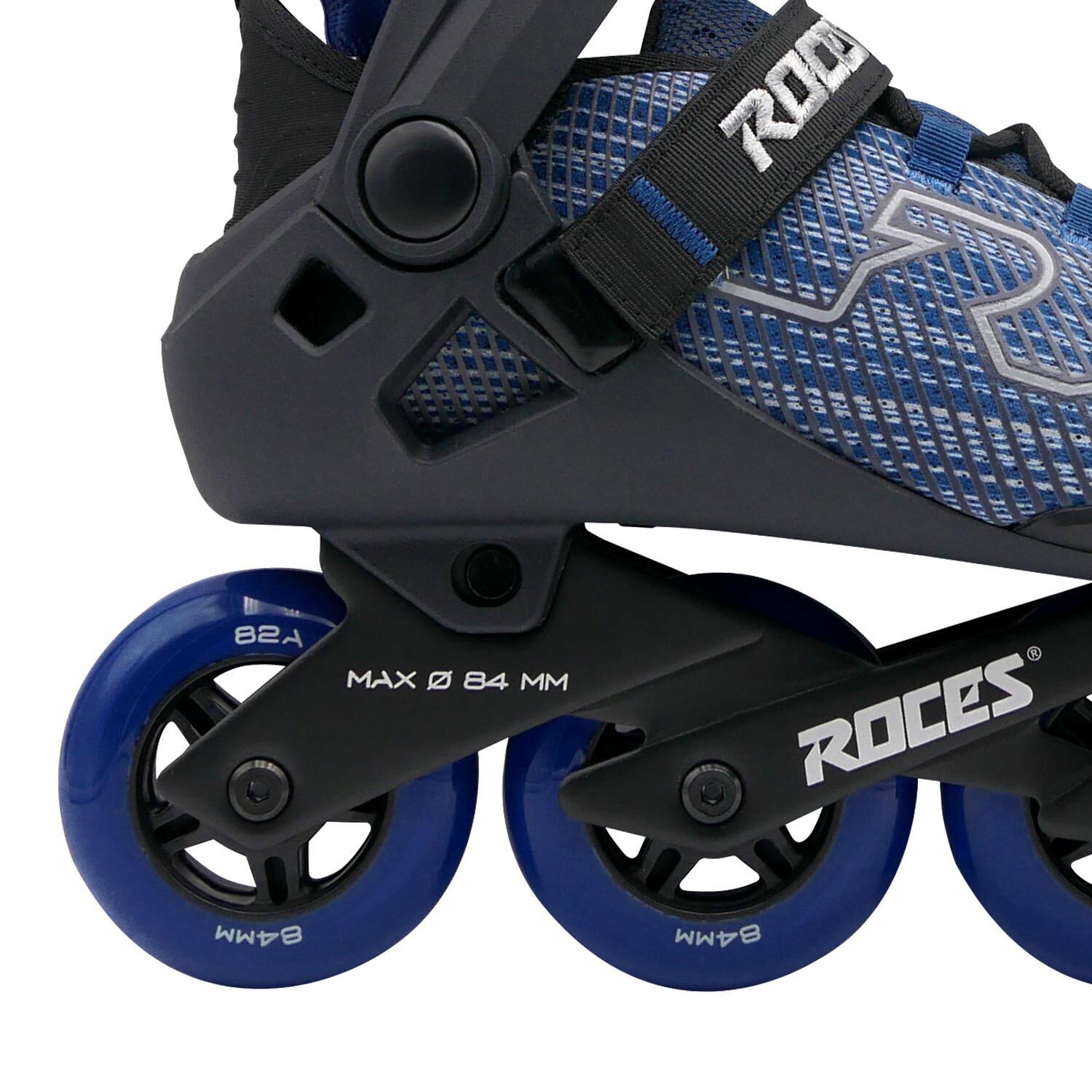 R-Evo 84 - Patins en ligne - Adultes - Noir - Bleu 5/7