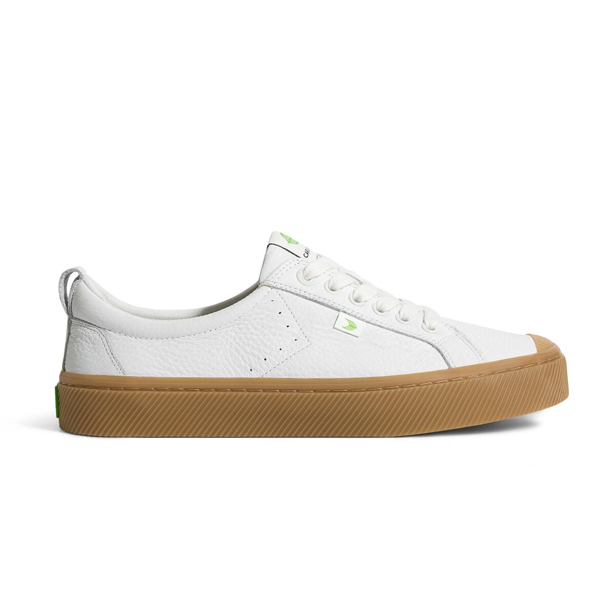 Buty męskie Cariuma OCA PEBBLED LEATHER GUM WHITE