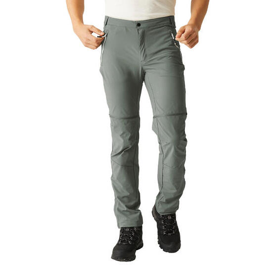 Pantalon À Taille Semiélastiquée 2en1 MOUNTAIN Homme (Vert Pâle)