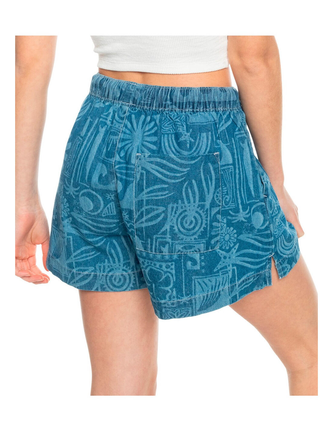 ROXY Lekeitio Break High Denim Pt - Pantaloncini 3/5