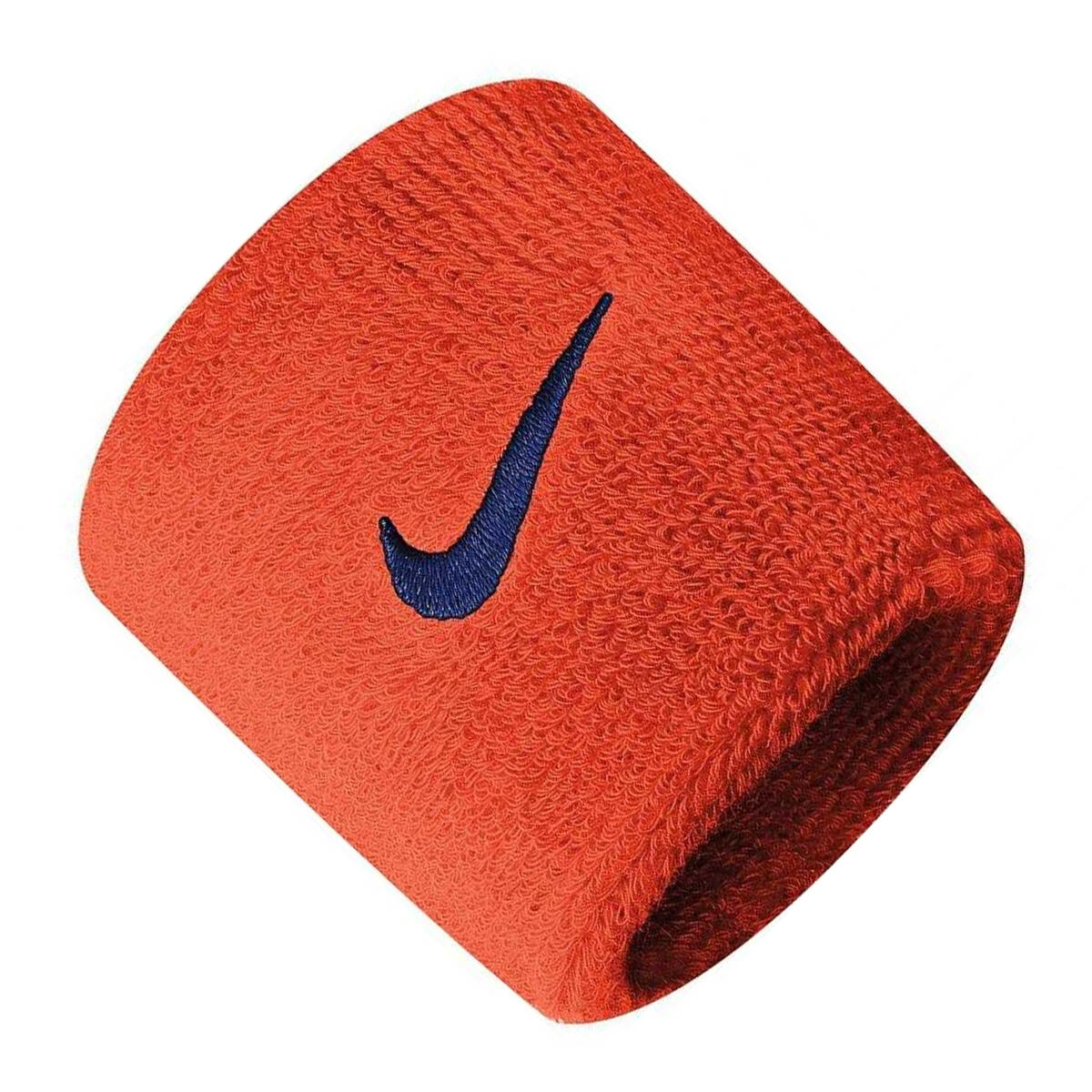 Pulseira em tecido felpudo Swoosh (Laranja) 2/2