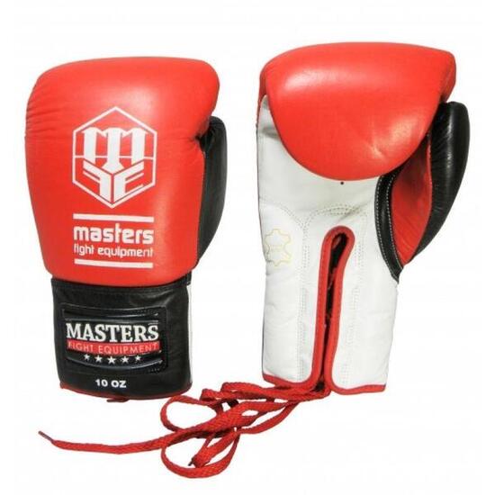 Gants De Boxe Adulte (Rouge / Blanc / Noir)
