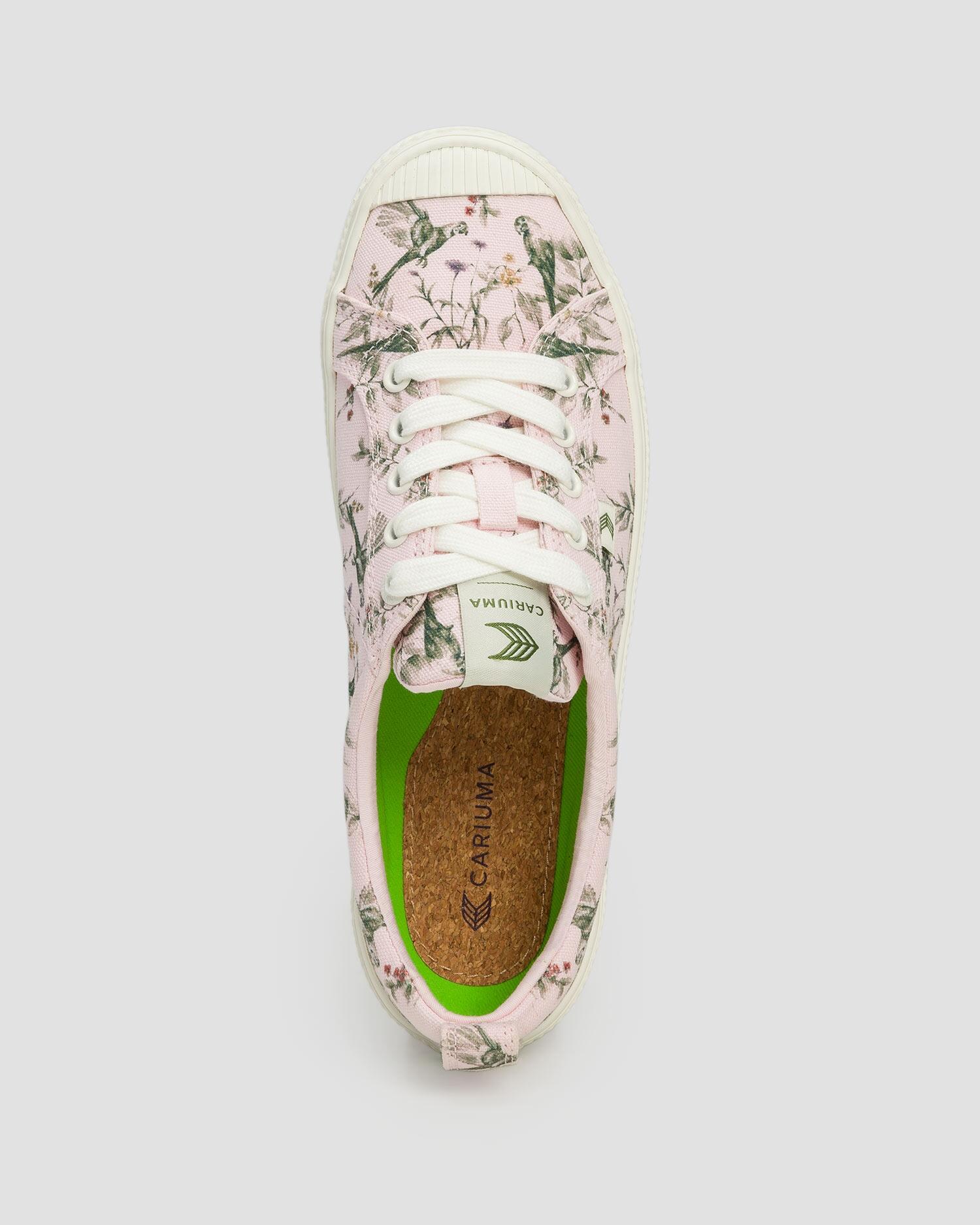 Tenisówki damskie Cariuma OCA Low Canvas Pale Lilac Parrot Print 3/6