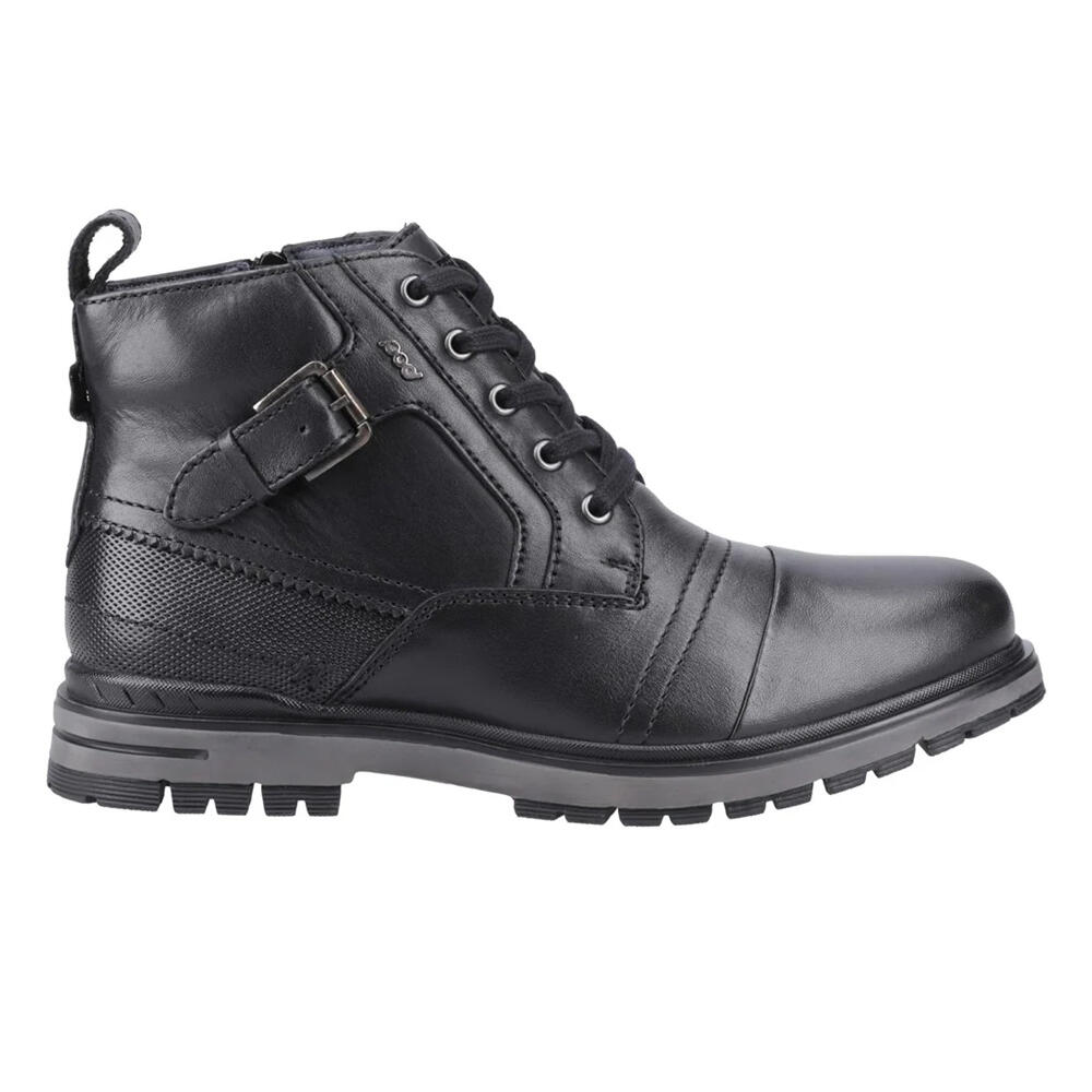 Mens Eros Leather Boots (Black) 4/5