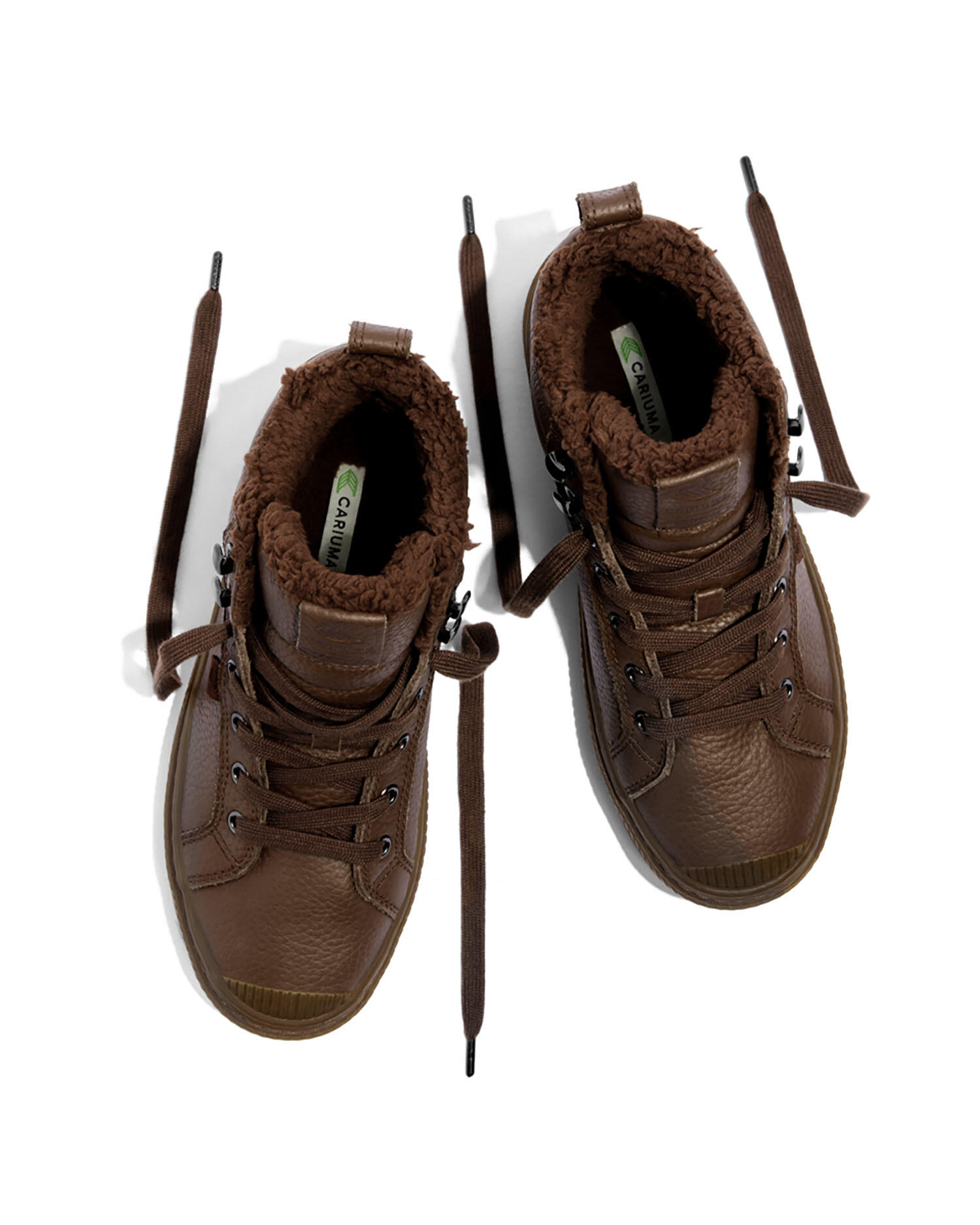 Buty Cariuma OCA THERMA HIGH HOOKS PEBBLED LEATHER BROWN BOOT Unisex 4/4