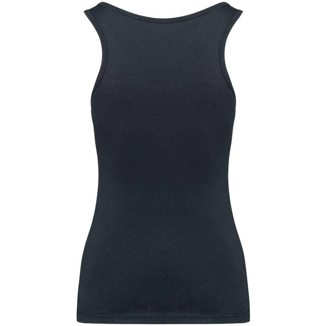 Womens/Ladies Plain Friendly Tank Top (Navy) 2/3