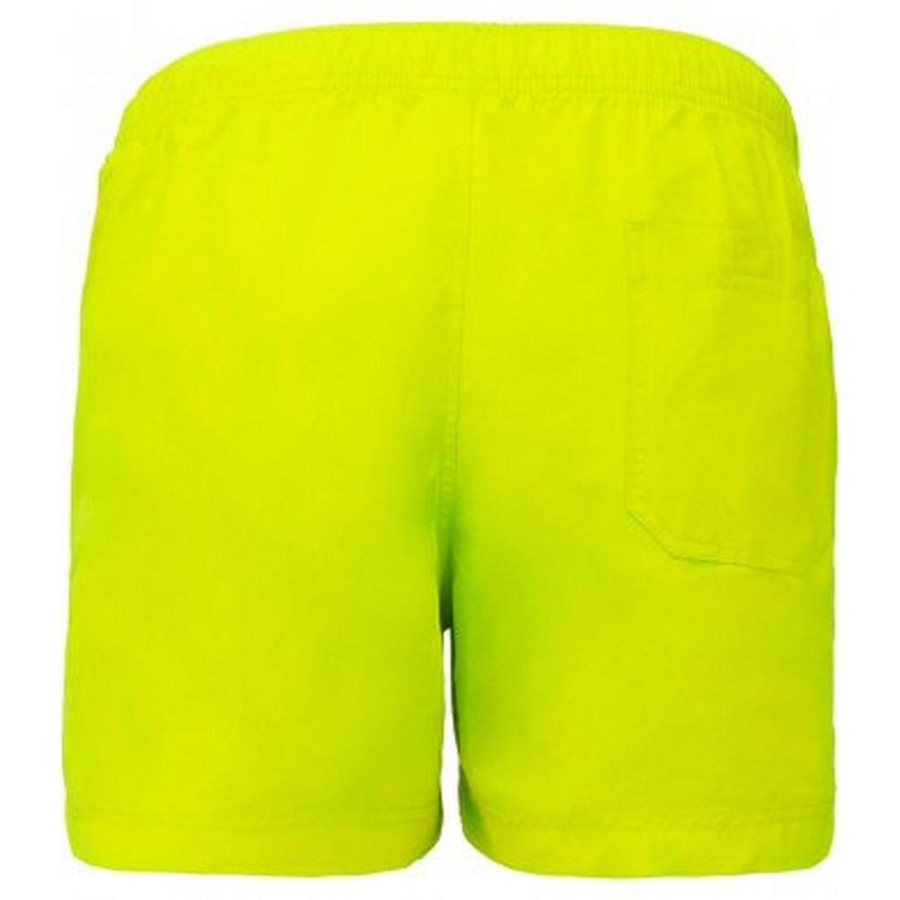 Short De Bain Adulte (Jaune Fluo) 2/3