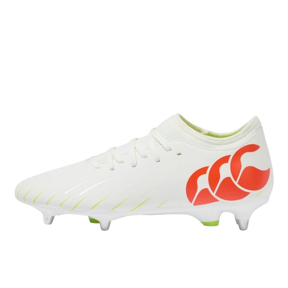 "Speed Falcon Team" Fußballschuhe für weichen Boden für Herren Weiß/Orange 2/3