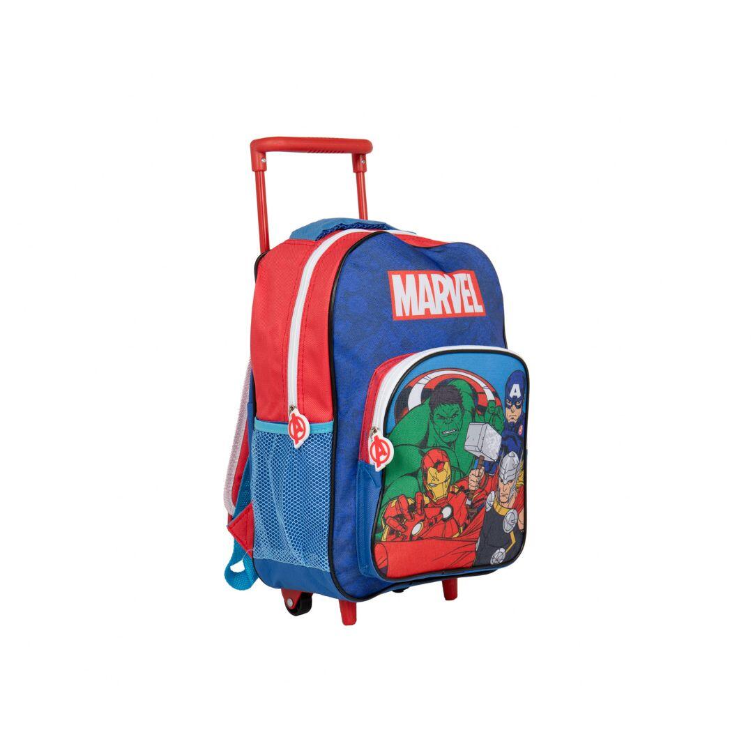 Avengers Rucksack und Trolley für Kindergarten und Freizeit, Blau 2/3