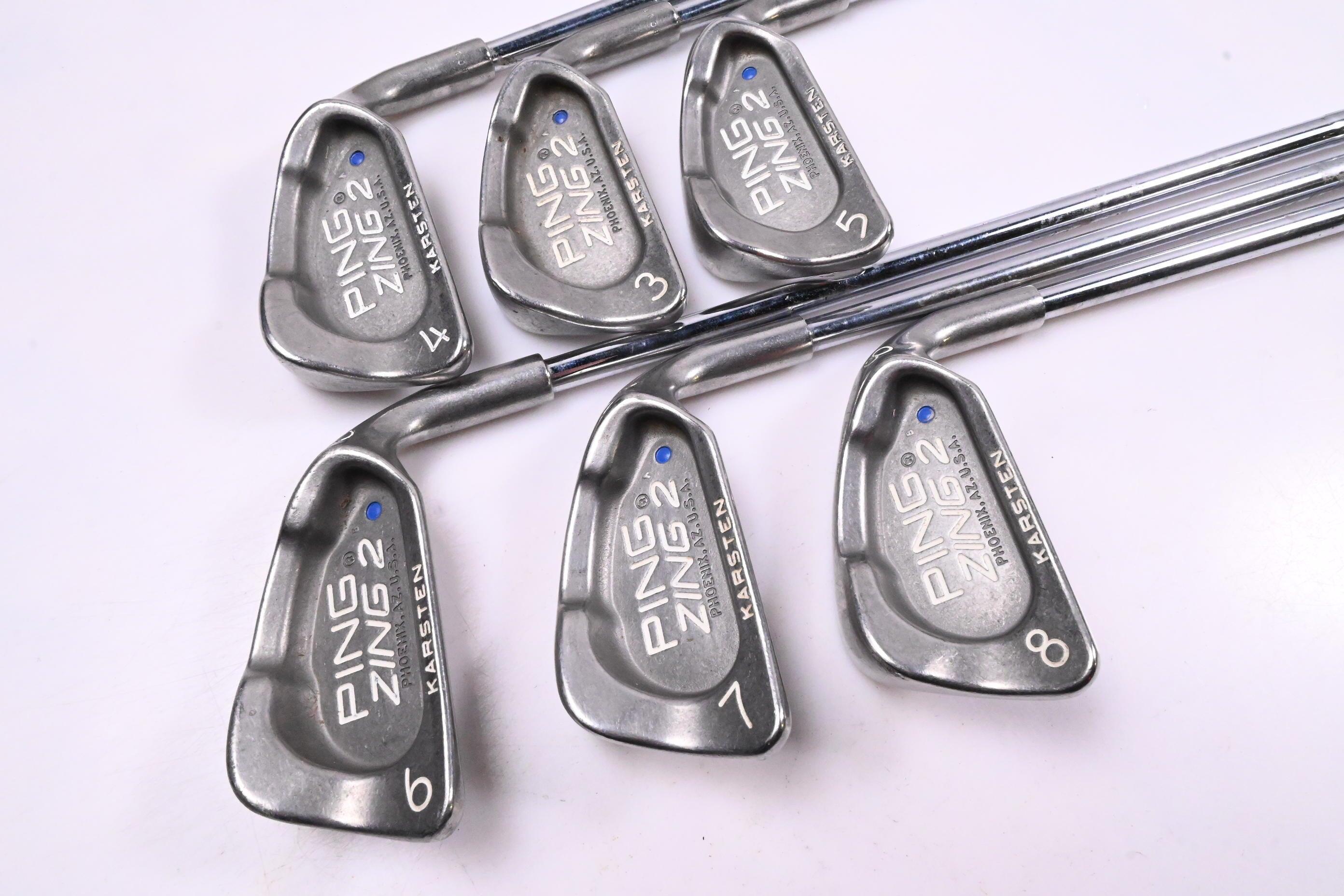 Ping Zing 2 Irons / 3-8i / Blue Dot / Stiff Flex Ping JZ Shafts