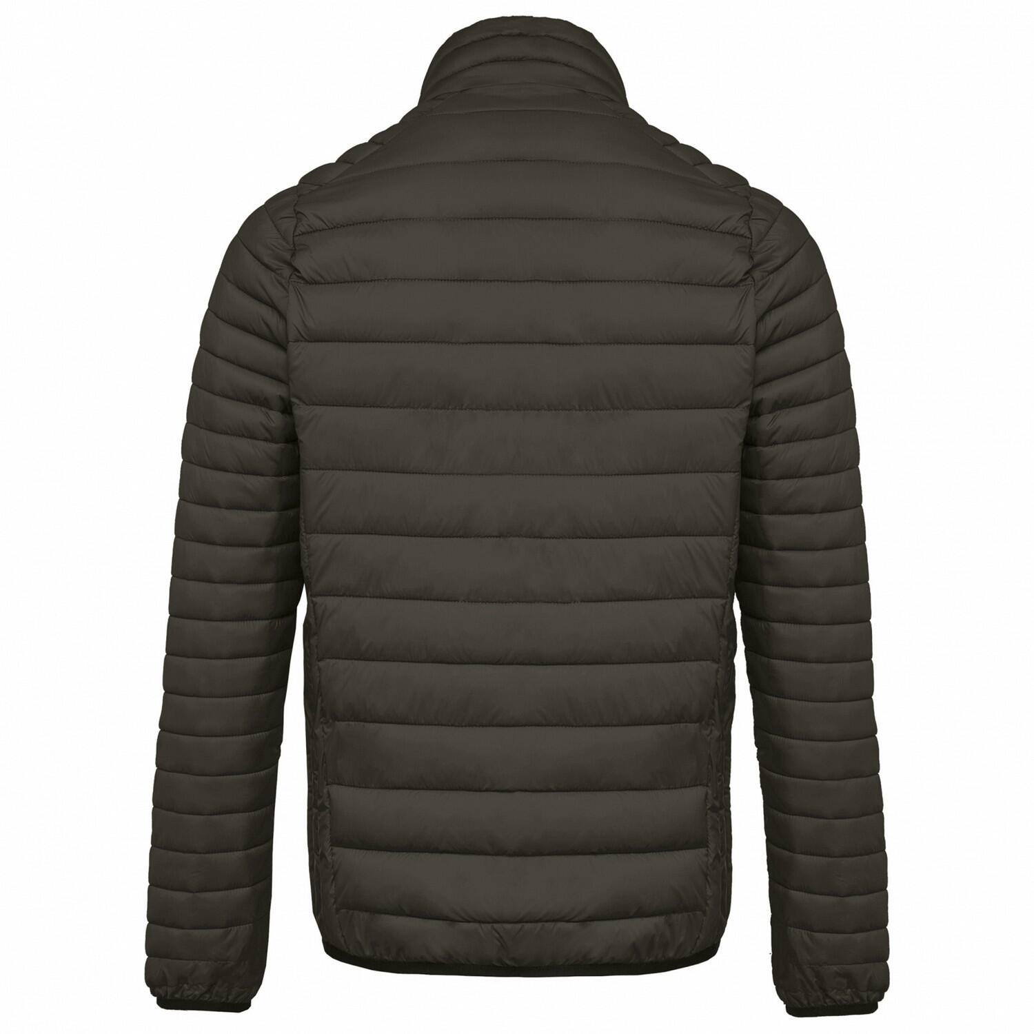Mens Lightweight Padded Jacket (Dark Khaki) 2/3