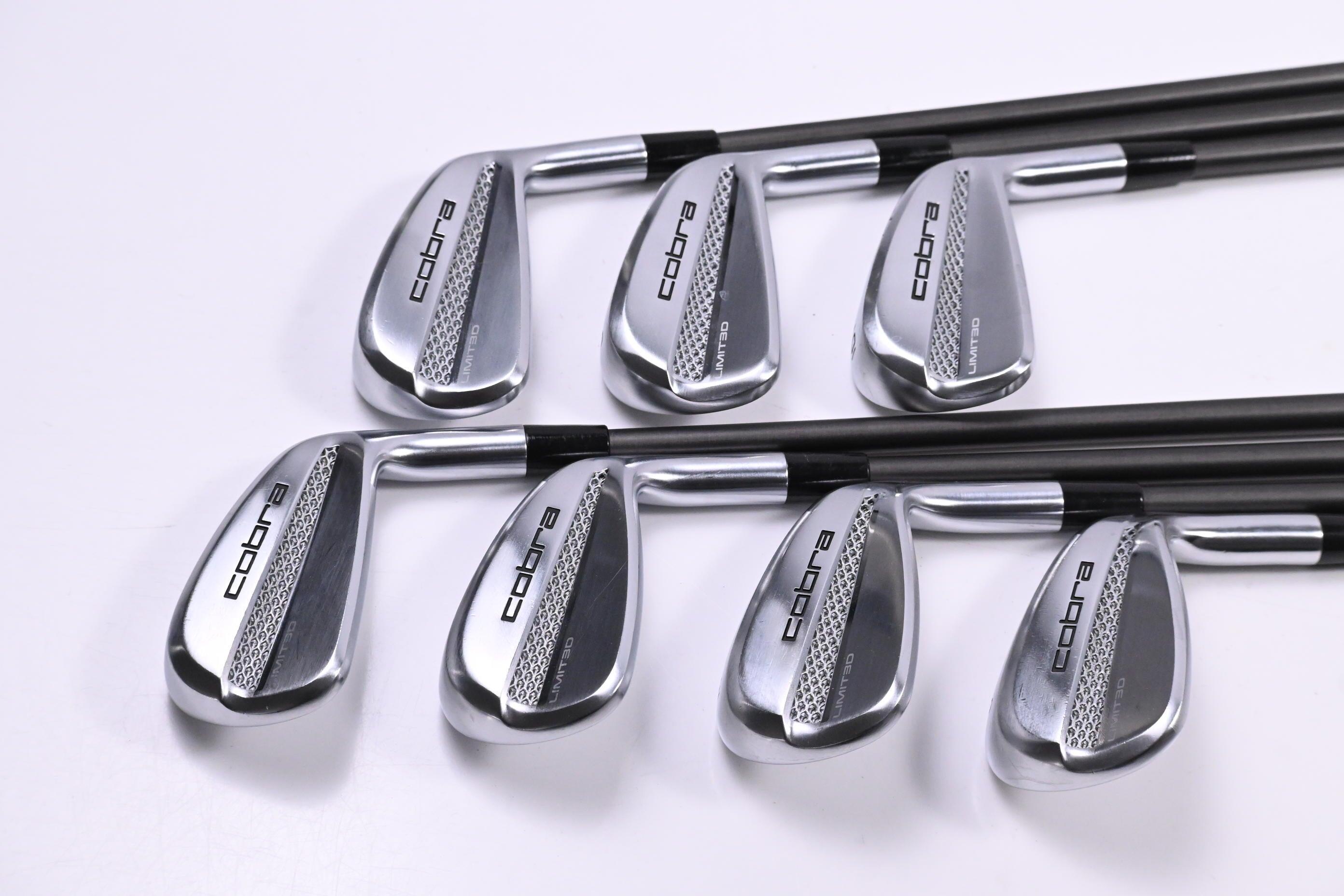 Cobra Limt3d Irons / 4-PW / Stiff Flex Steelfiber i95 cw Private