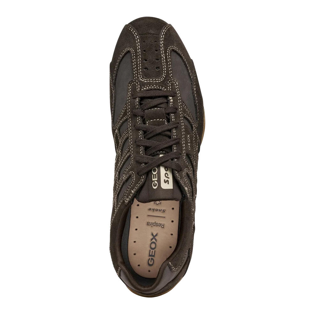 Scarpe SportiveUomo Geox U Snake Marrone Scuro 3/4