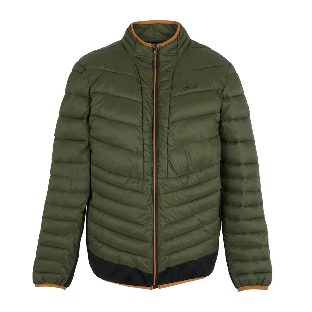 Mens Leedre Hybrid Jacket (Olive Night/Black)