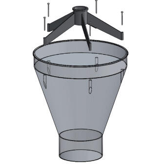 Funnel for later assembly for Maxi Pan Kerbl 1/1