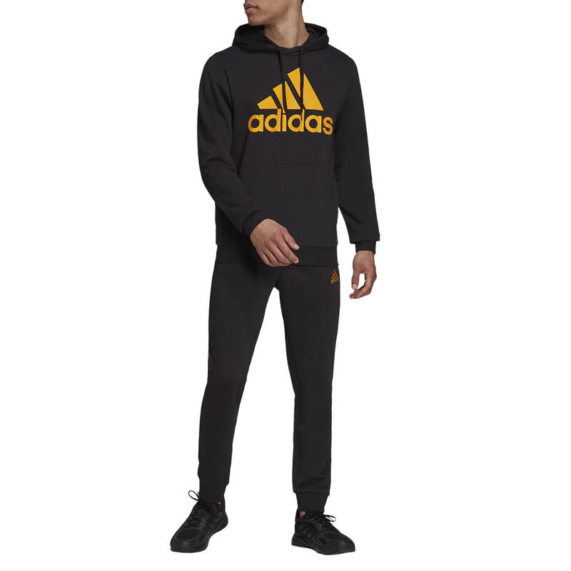 Chándal Aeroready Essentials Kangaroo Pocket Big Logo Talla 11 (2XL) Negro - H1…