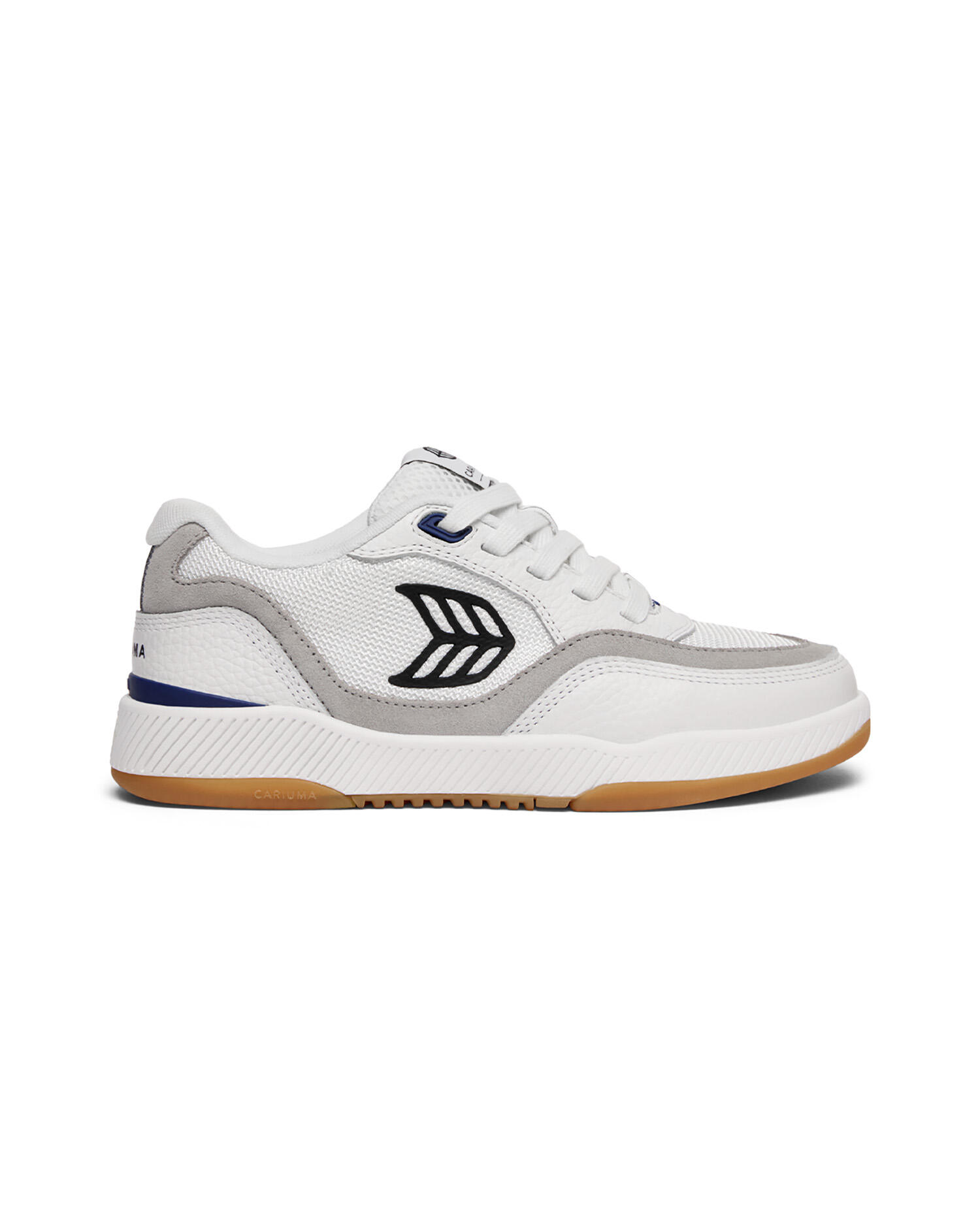 Sneakersy skórzane Cariuma Uba Pro Suede Off-White Mesh Smoke White Black Logo