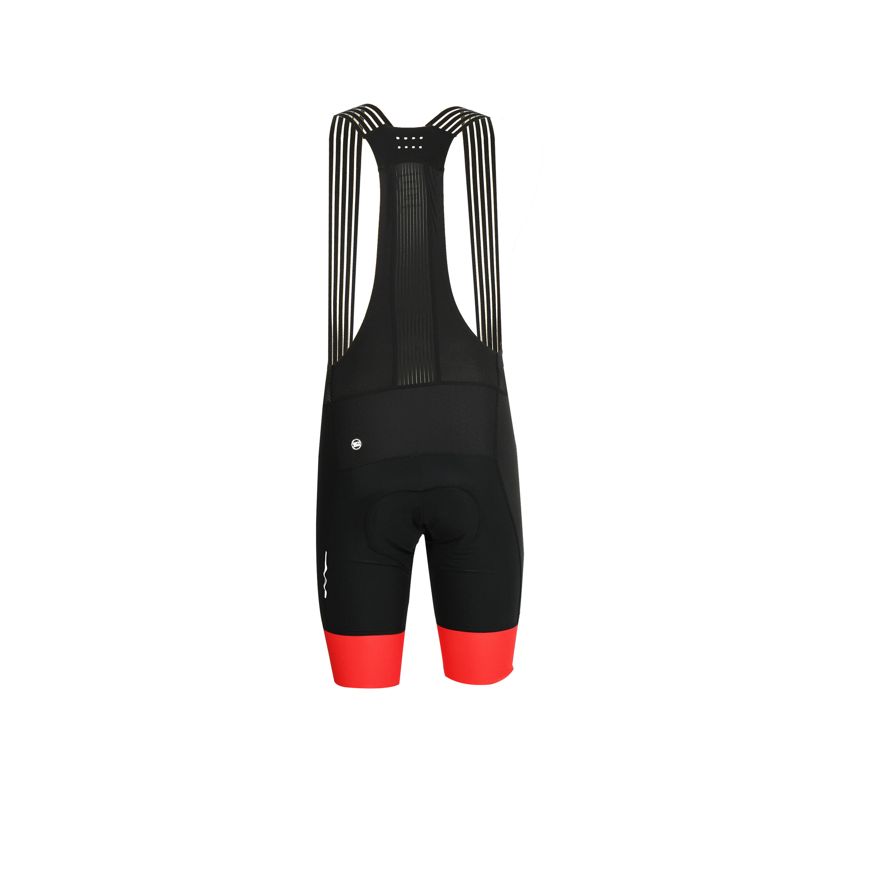 Cuissard vélo homme DRAFT noir/rouge 2/7