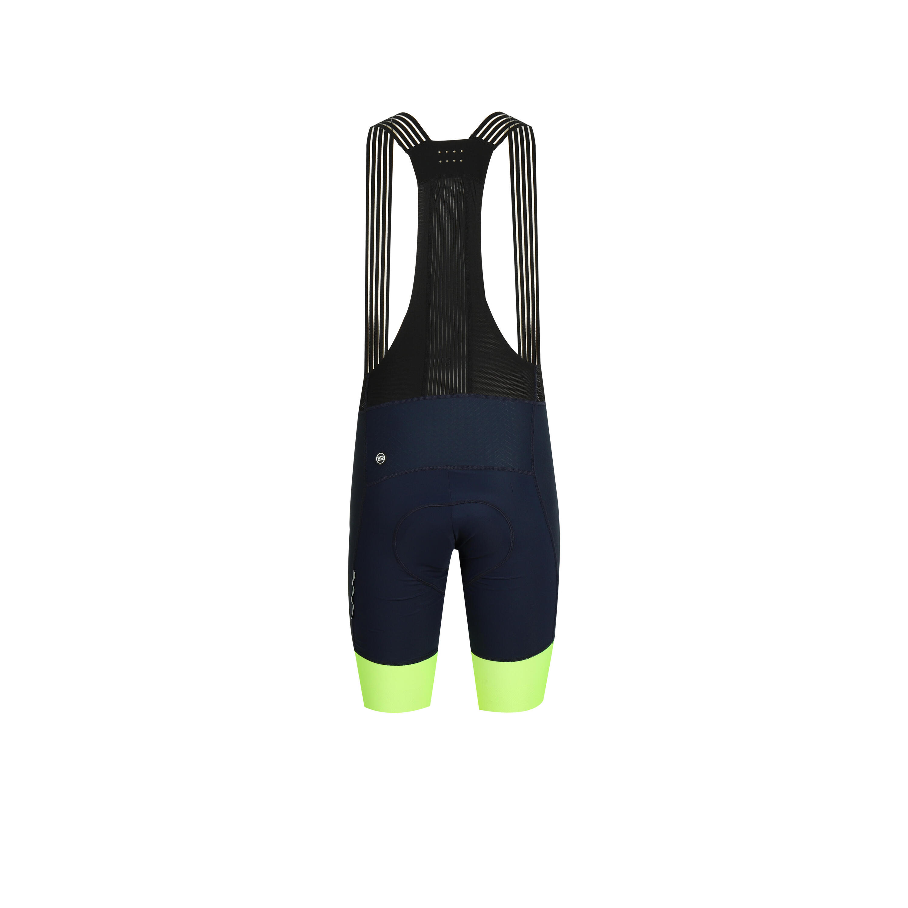 Pantalones cortos de ciclismo para hombre DRAFT azul/amarillo 2/7