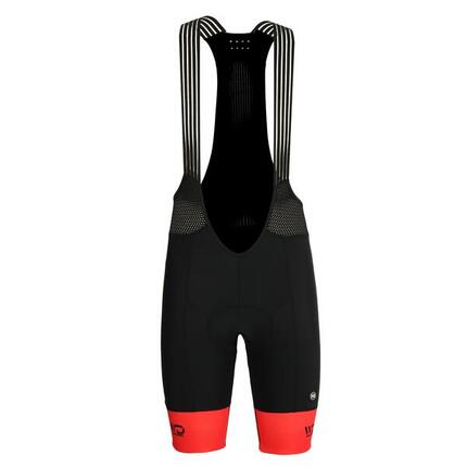 Cuissard vélo homme DRAFT noir/rouge