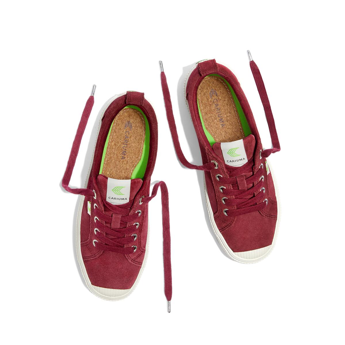 Trampki skórzane Cariuma OCA Suede Cabernet 5/6