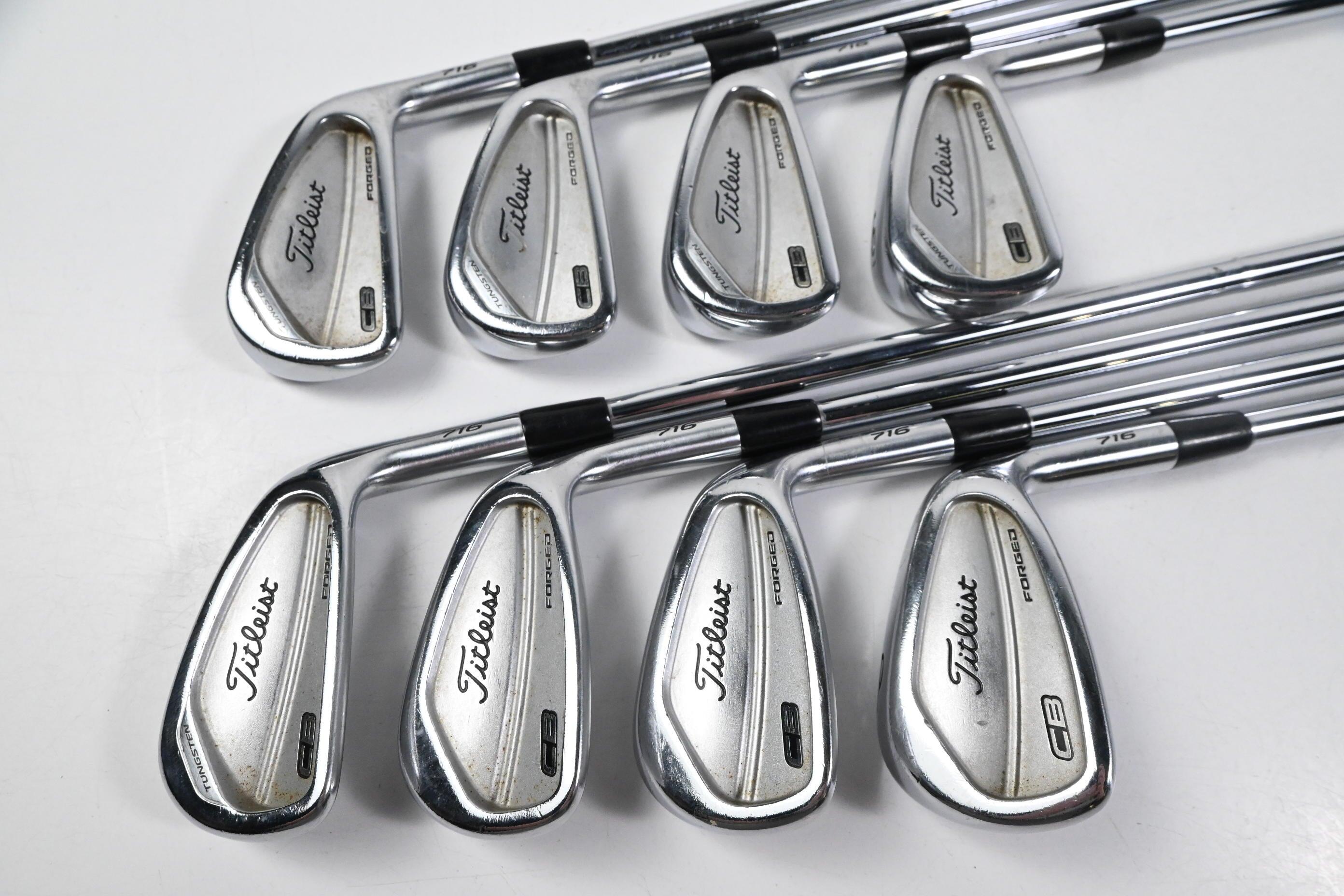 Titleist 716 CB Irons / 3-PW / Stiff Flex Dynamic Gold S300 Shafts 