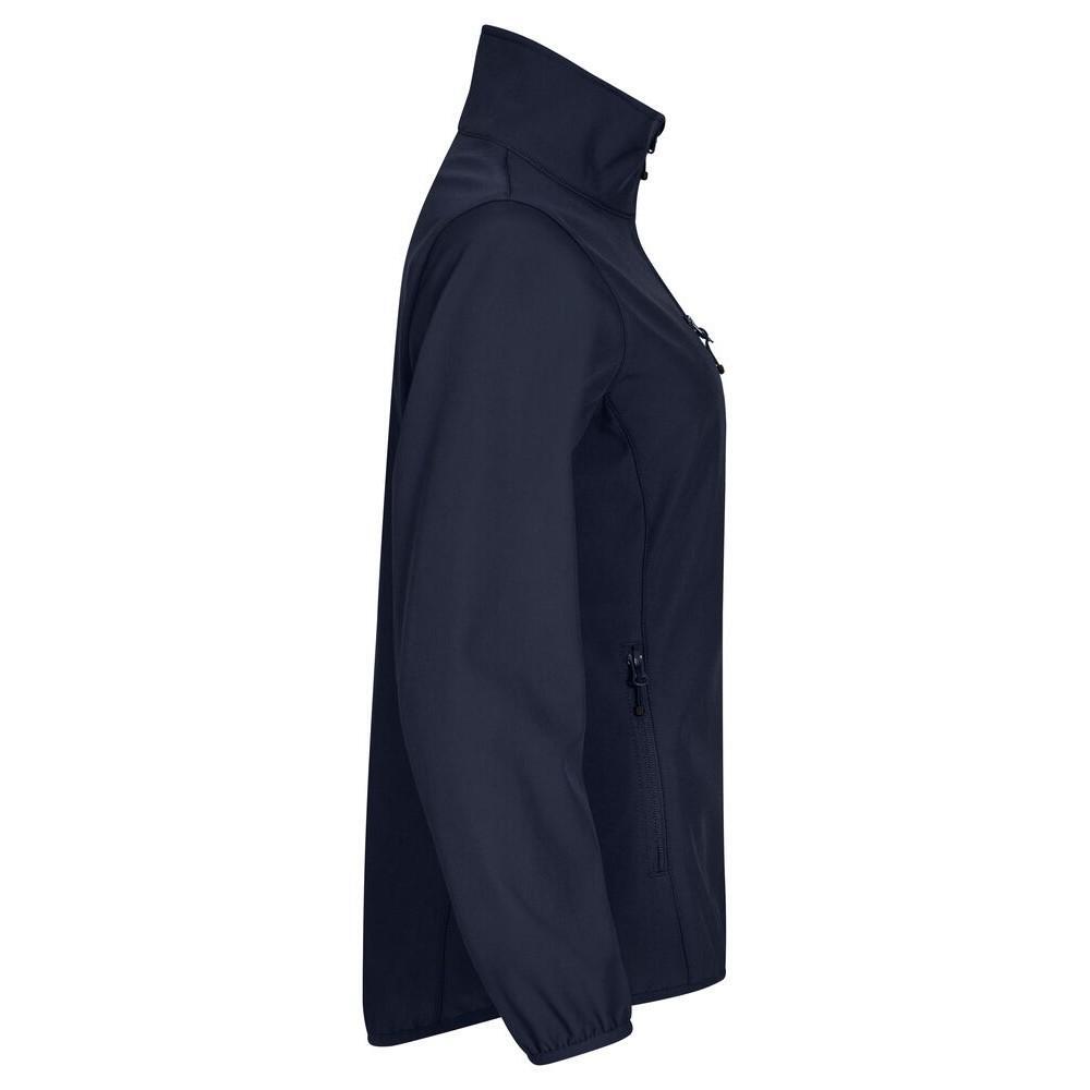 Giacca Soft Shell Donna Clique Classic Blu Navy Scuro 3/4
