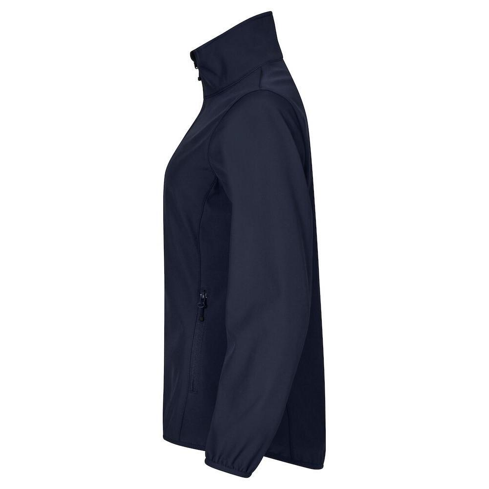 Giacca Soft Shell Donna Clique Classic Blu Navy Scuro 4/4
