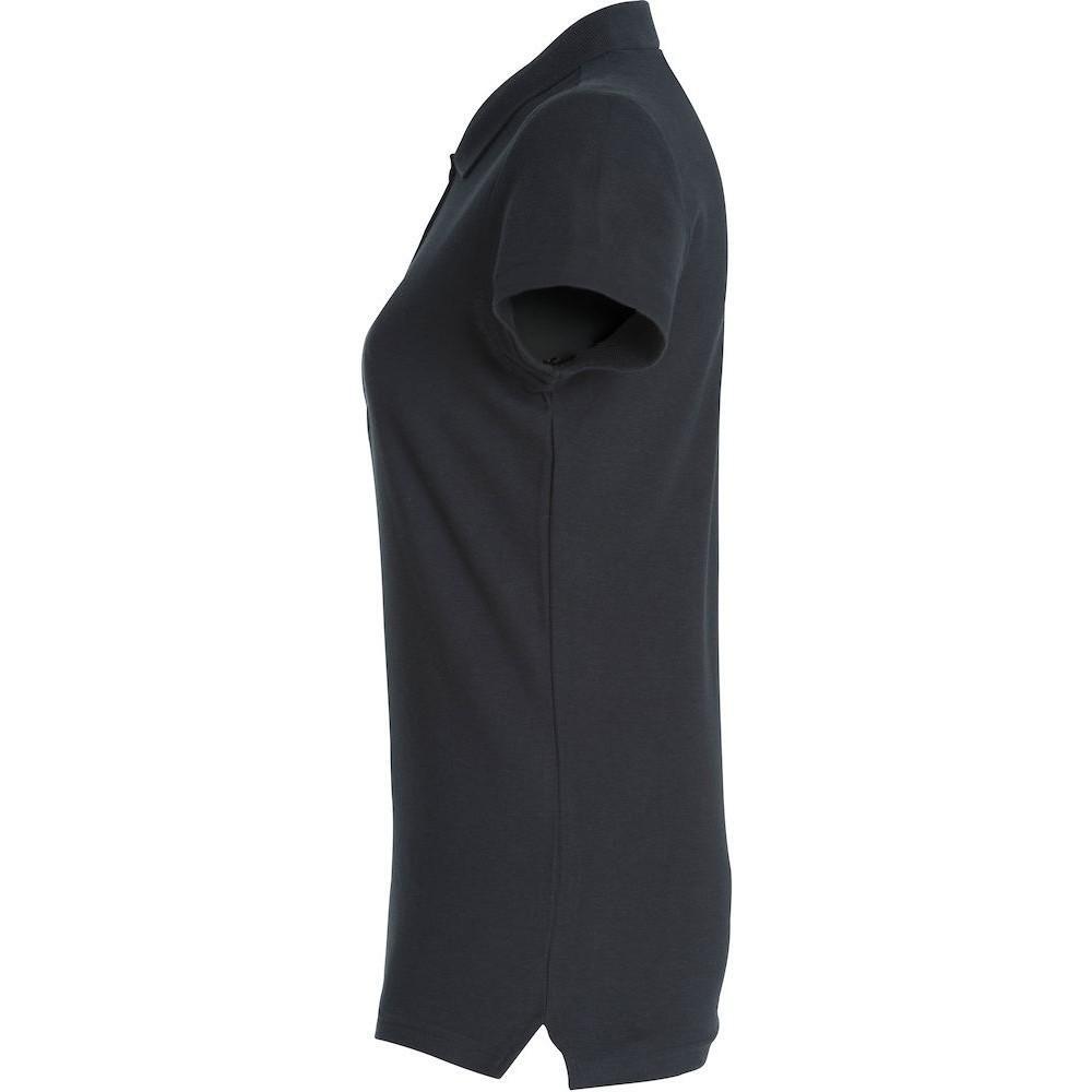 Maglietta Polo Semplice Donna Clique Basic Nero 3/4