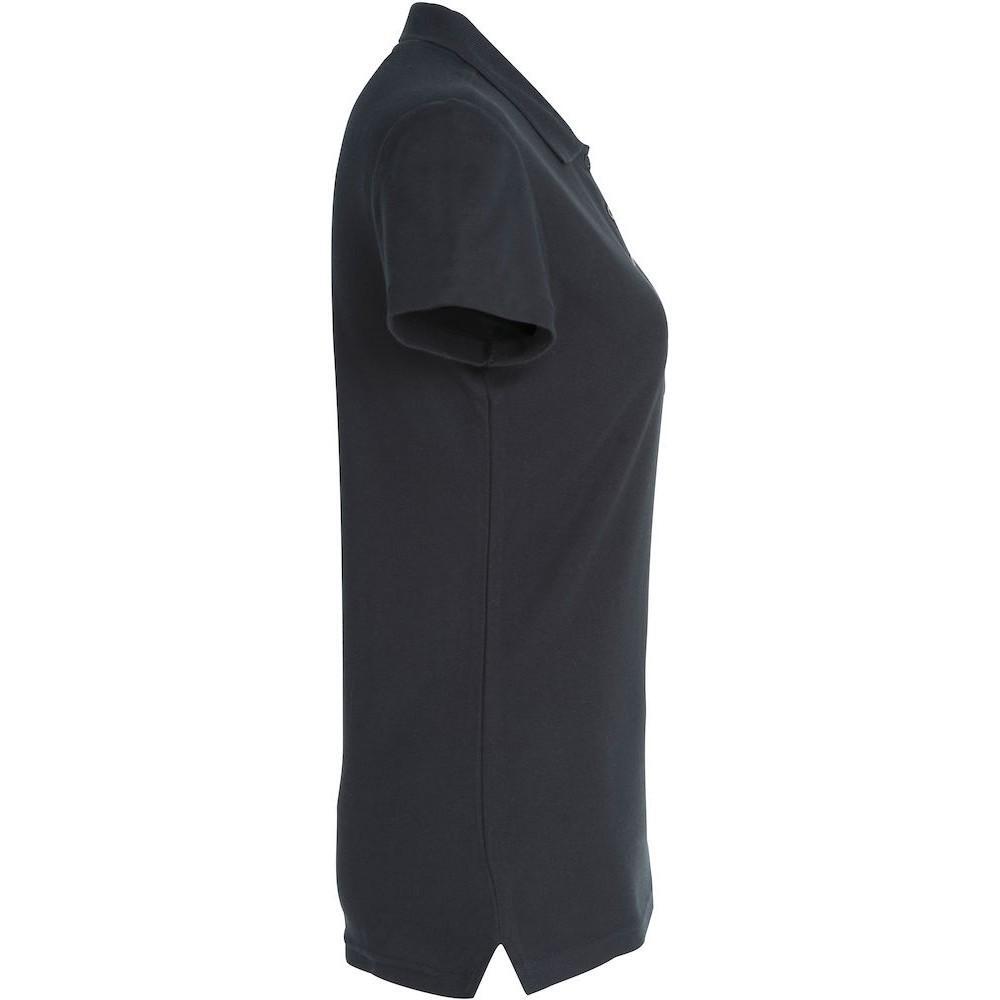 Maglietta Polo Semplice Donna Clique Basic Nero 4/4