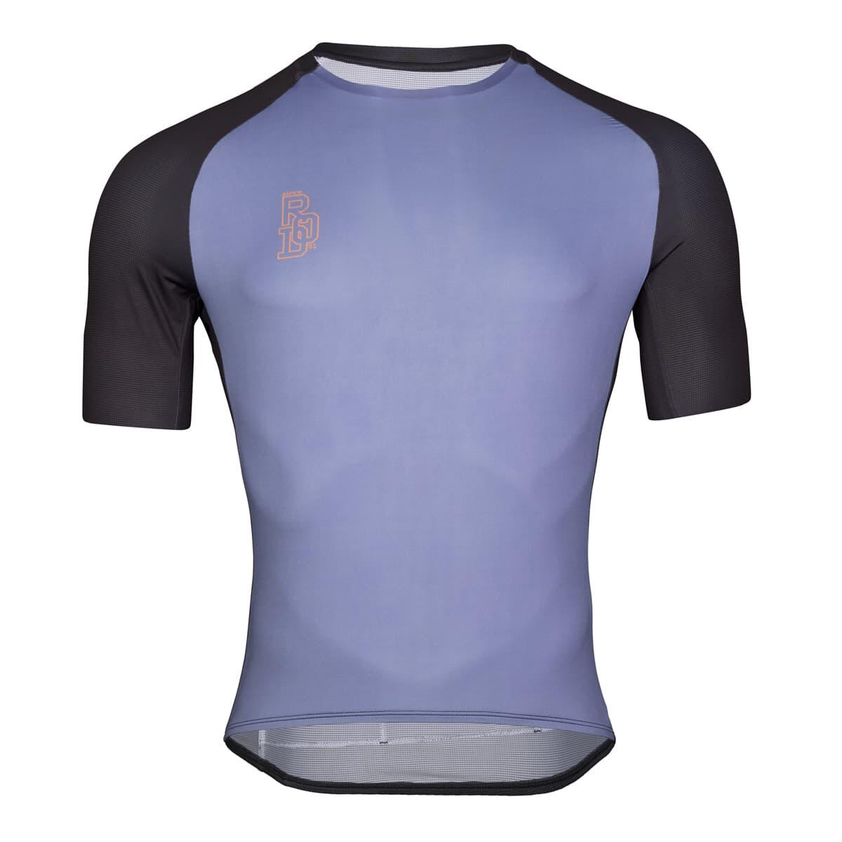 T-shirt homme à col rond pour gravel P-Spark Spirlter bleu acier 2/7
