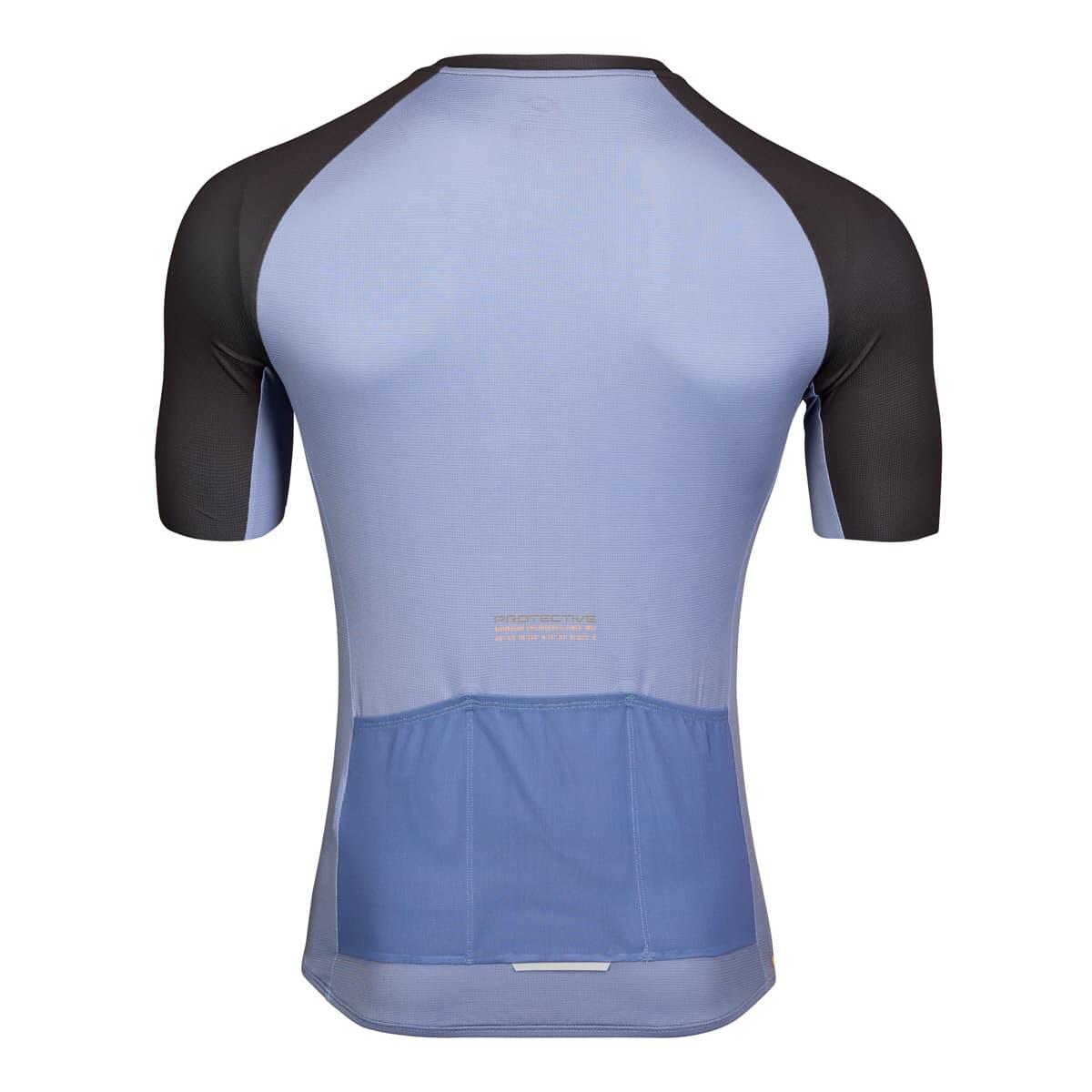 T-shirt homme à col rond pour gravel P-Spark Spirlter bleu acier 3/7