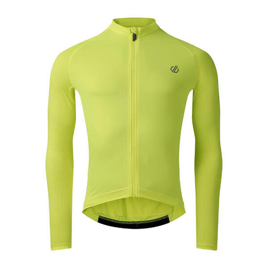 Maillot De Cyclisme Manches Longues LIGHTNING Homme (Jaune Fluo)