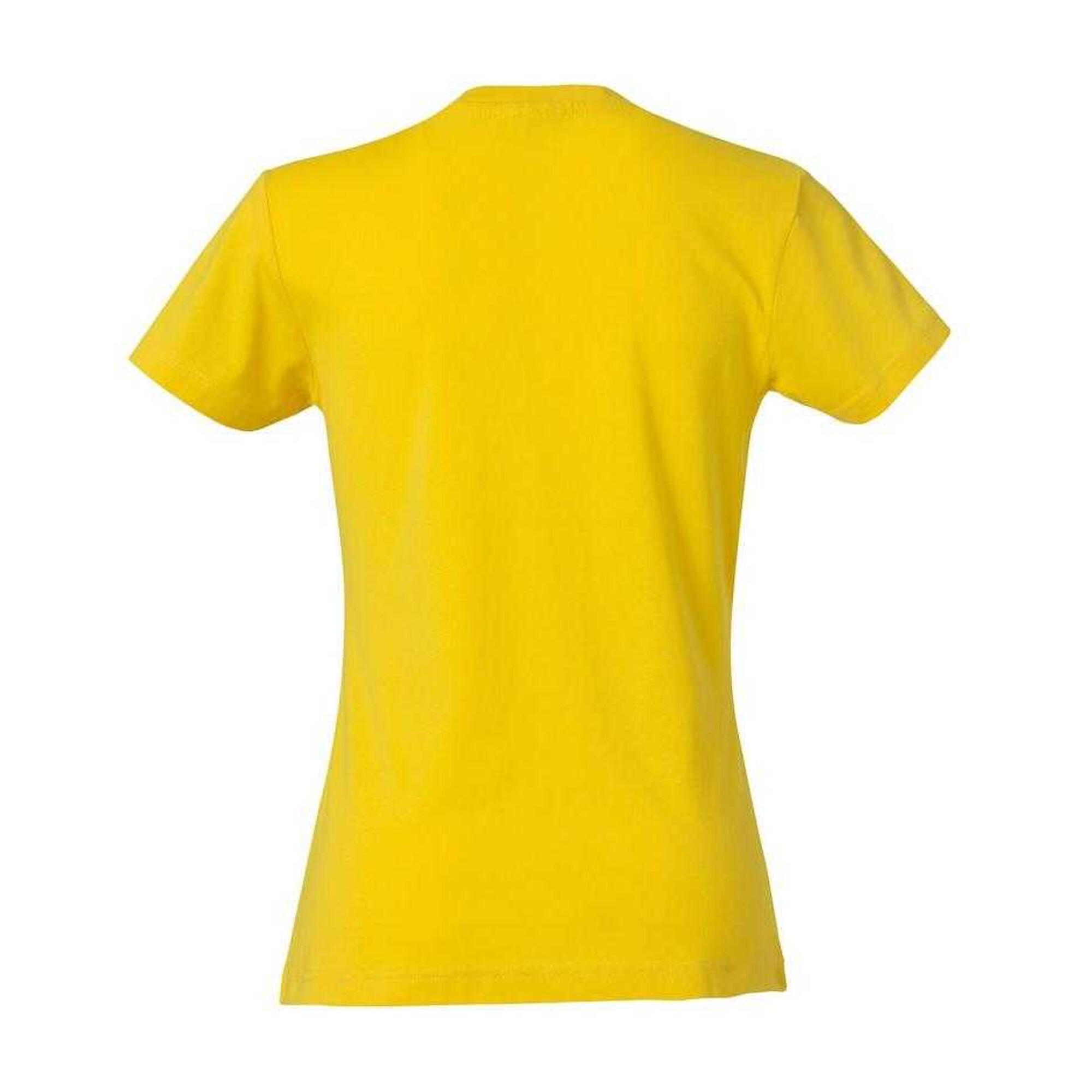 Tshirt Femme (Jaune Vif) 2/3