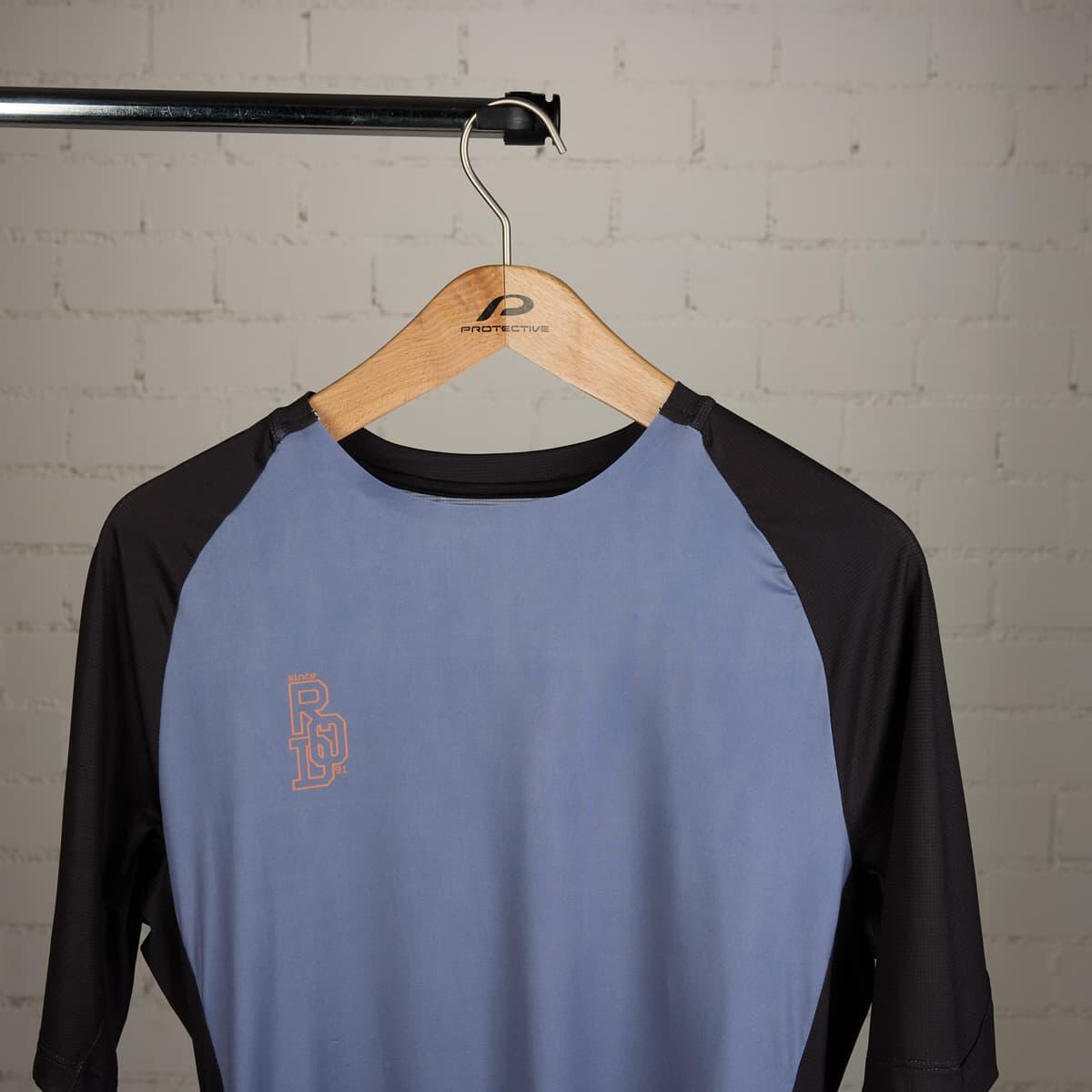 T-shirt homme à col rond pour gravel P-Spark Spirlter bleu acier 4/7