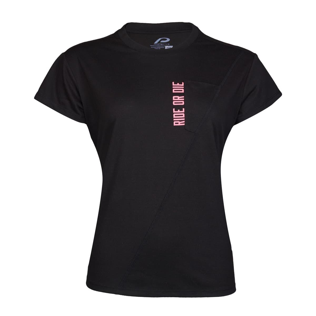 Functioneel damesshirt P-Wildwood W zwart - Bike&Active 2/7