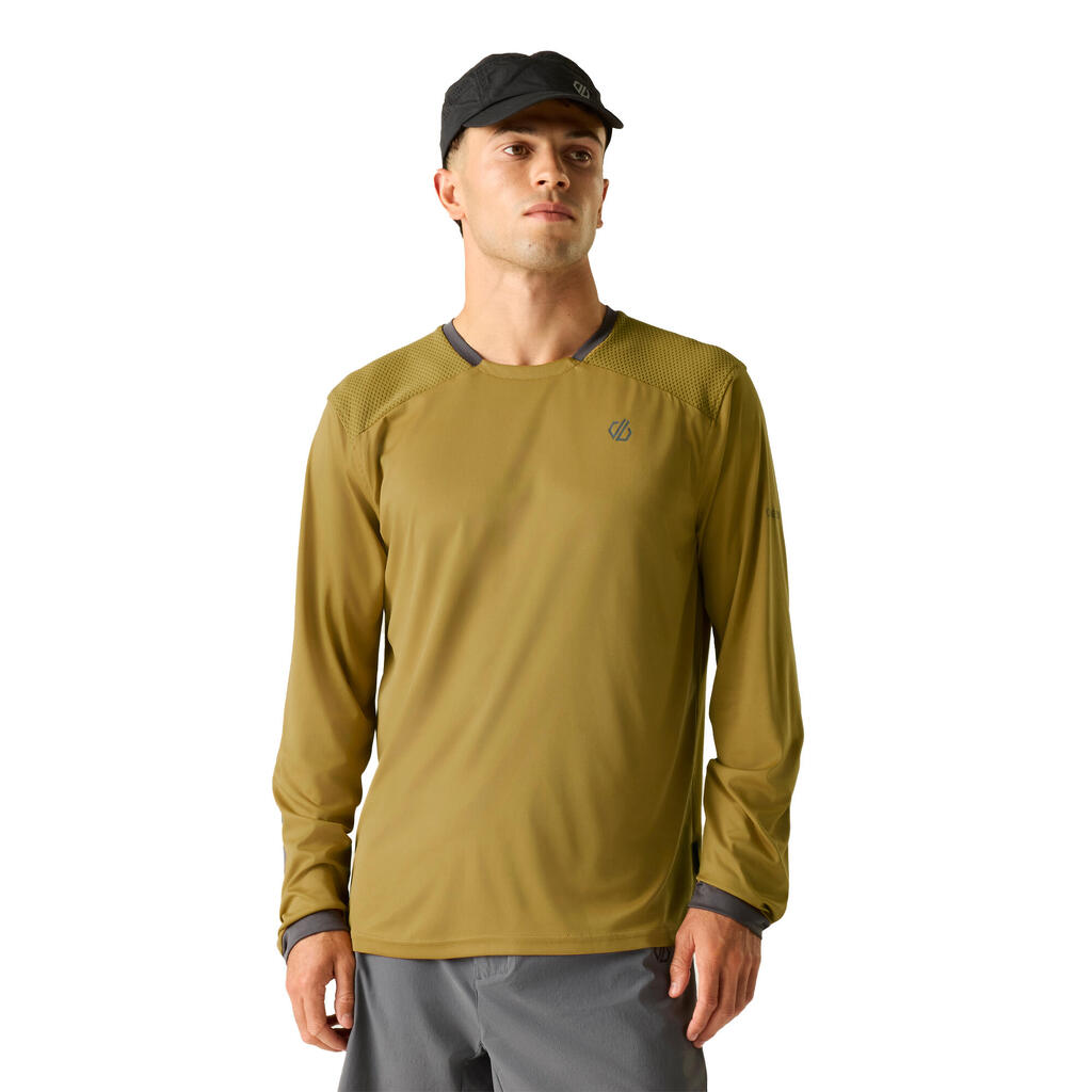Mens Trackstand Ace LongSleeved TShirt (Wood Brown)