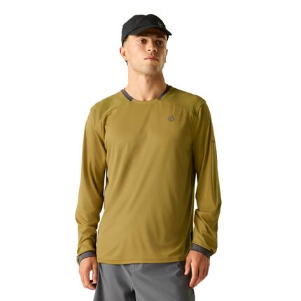 Tshirt Uni Manches Longues TRACKSTAND ACE Homme (Vert Kaki)