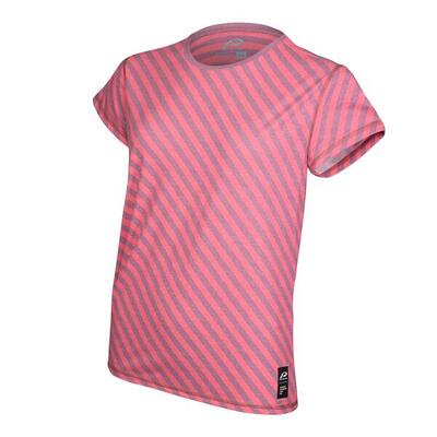 Damesshirt met korte mouwen p-green grass w mauve - bike&active