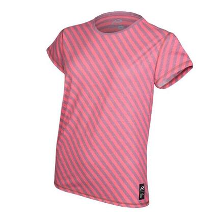 Damen Kurzarmshirt P-Green Grass W mauve - Bike&Active