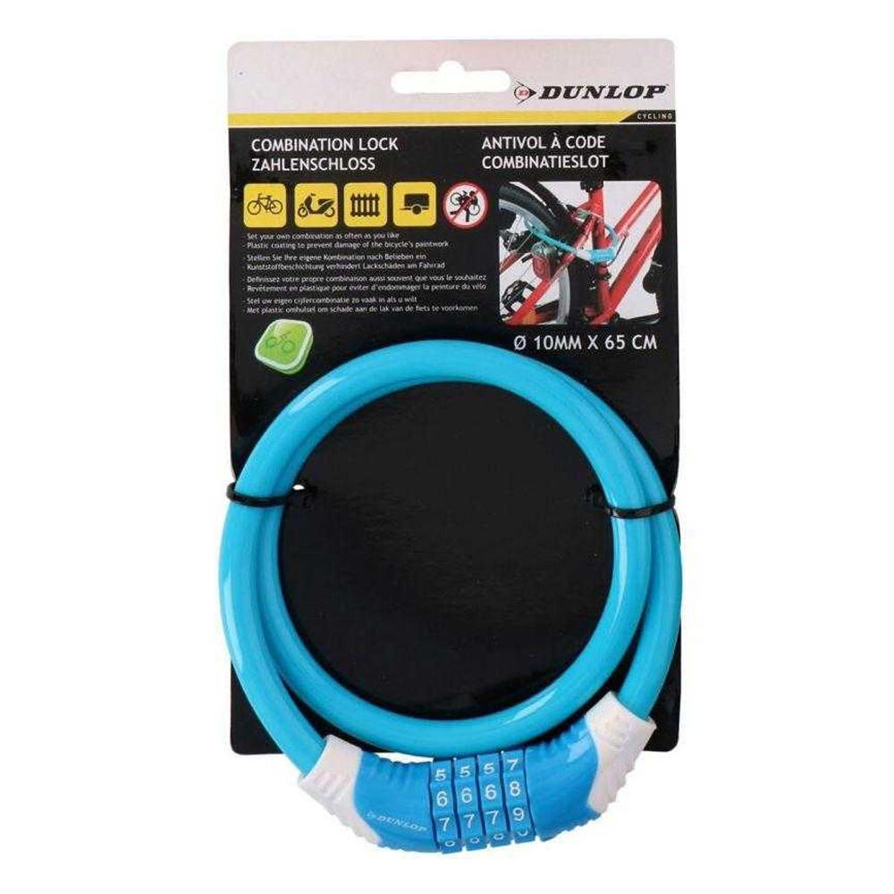 Candado de Cable para Bici Azul 2/2